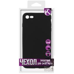 Чехол бампера силиконовый  Krutoff для iPhone 7/8 (Carbon)