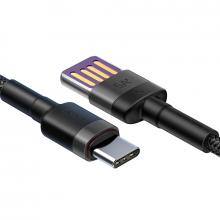 Кабель USB BASEUS Cafule HW, USB - Type-C, 5А, 40W, 1М