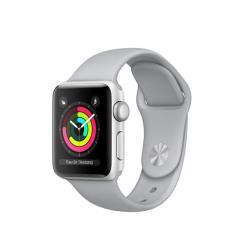 Apple Watch Series 3 38mm GPS Silver Aluminum Case with Fog Sport Band