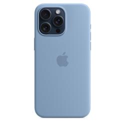 Чехол iPhone 15 Pro Max Silicone Case with MagSafe - Winter Blue