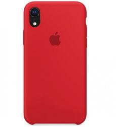 Силиконовый чехол для iPhone XR,цвет красный