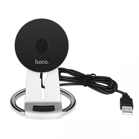 Беспроводная зарядка-подставка для телефона Hoco CW5