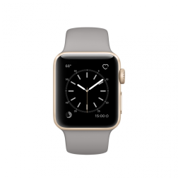 Apple Watch Series 2 38mm Gold Aluminum Case with Concrete Sport Band