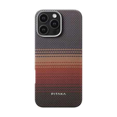 Чехол PITAKA Case для iPhone 16 Pro Max принт восход луны (Moonrise)