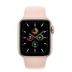 Apple Watch SE 44mm GPS Gold Aluminum Case with Rose Gold Sport Band