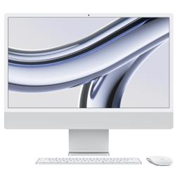 Apple iMac 24" Retina 4,5K, M3 (8C CPU, 10C GPU, 2023), 8 ГБ, 256 ГБ SSD, серебристый