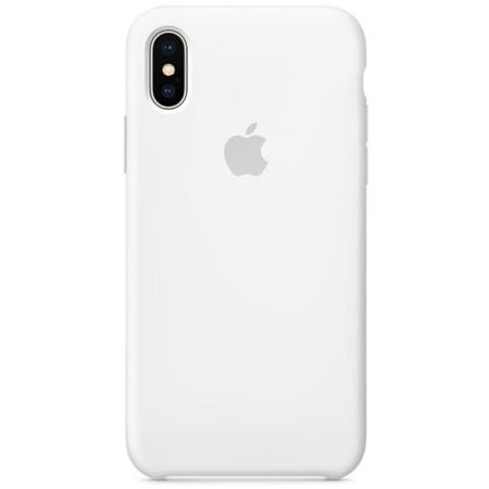 Чехол для iPhone X Силиконовый , цвет (Silver)