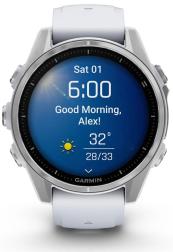 Смарт-часы Garmin Fenix 8 43mm AMOLED, Silver (010-02903-00)