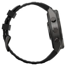 Умные часы Garmin Fenix 9 Pro AMOLED 47мм inReach, Carbon Gray DLC Titanium Black / Pebble Gray (010-04336-11)