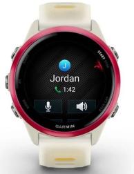 Смарт-часы Garmin Forerunner 570 42mm, Bone/Himbeerrot Aluminium (010-02970-02)