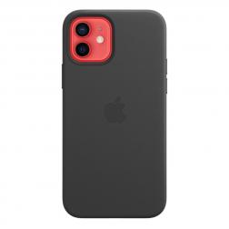 Кожаный чехол MagSafe для iPhone 12 Pro/iPhone 12, чёрный цвет