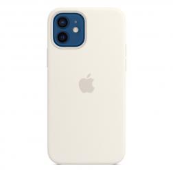 Силиконовый чехол MagSafe для iPhone 12 Pro/iPhone 12, белый цвет