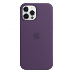 Силиконовый чехол MagSafe для iPhone 12 Pro Max, цвет «аметист»