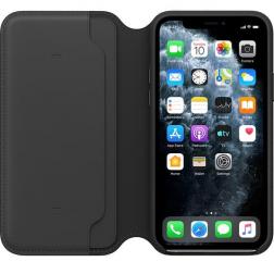 Кожаный чехол Folio для iPhone 11 Pro, чёрный 