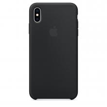 Силиконовый чехол для iPhone XS Max, цвет «черный»