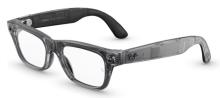 Умные очки Meta Ray-Ban Blayzer Optics Gen2 RW7001, S50 Matte Transparent Ice Grey