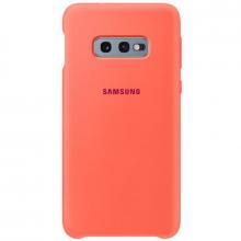 Чехол Samsung Silicone Cover для Galaxy S10е розовый