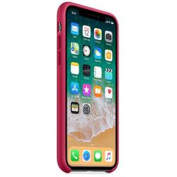 Чехол для iPhone X Силиконовый , цвет «красная роза»