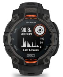 Смарт-часы Garmin Instinct 3 45 mm Solar, Black with Black Band (010-02934-00)