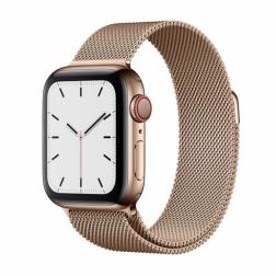 Apple Watch S5 40mm (Cellular) Gold Stainless Steel / Gold Milanese Loop