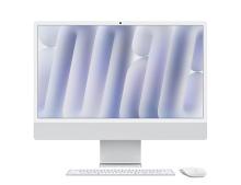 Моноблок Apple iMac 24 Retina 4,5K (M4, 10C CPU/10C GPU, 2024), 16 Гб, 256 Гб SSD, серебристый