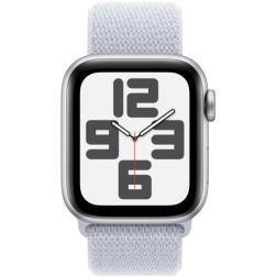 Умные часы Apple Watch SE 2 40mm (2024) Silver Aluminum Case with Blue Sport Loop (MXEE3)