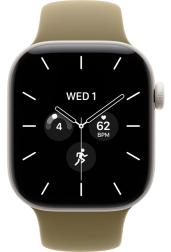 Apple Watch Series 12 42mm Pearl White Ceramic Case with Sport Band Olive