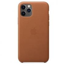 Кожаный чехол для iPhone 11 Pro, золотисто‑коричневый